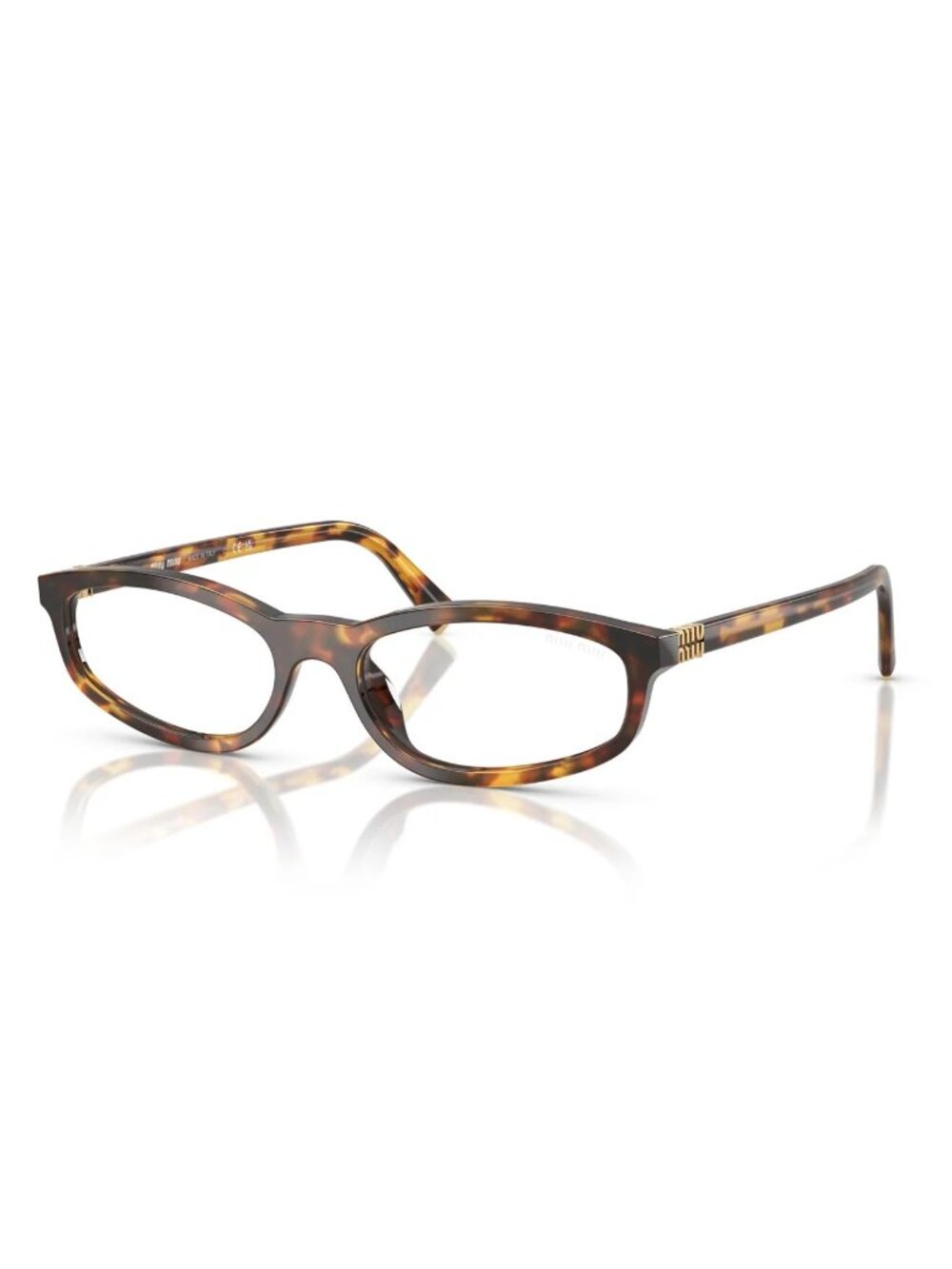 New MUA06S Miu Miu Havana Eyeglasses MU A06S 14L08N AUTHENTIC